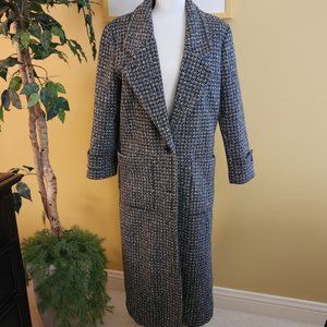 Ann Taylor Full Length Wool Tweed Coat - GORGEOUS!!!